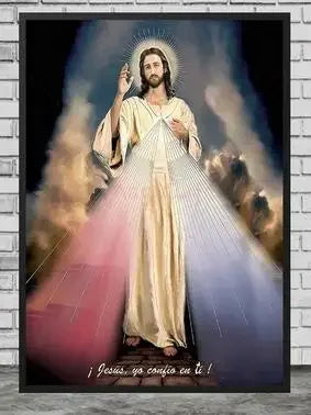 Pôster em Tela – Jesus Cristo da Divina Misericórdia