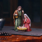 Estátua de Nascimento de Jesus em Resina – Presépio de Natal