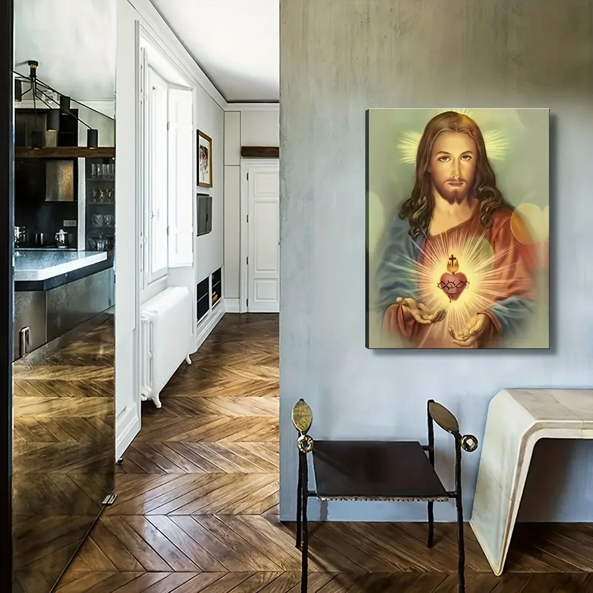 Pôster em Tela – Sagrado Coração de Jesus