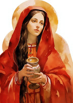 Pôster em Tela – Virgem Maria e Menino Jesus