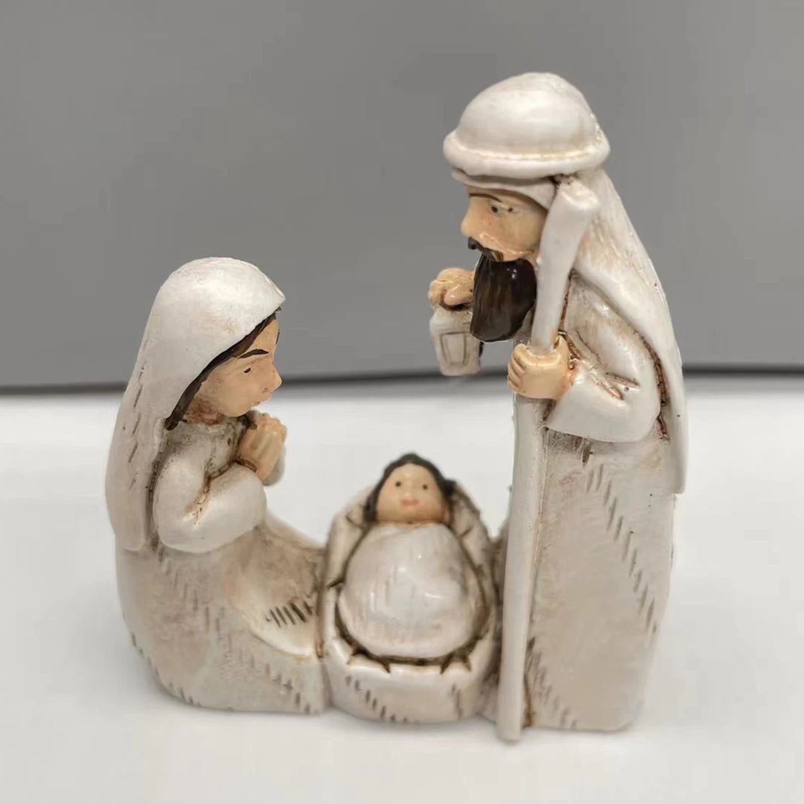 Estátua de Nascimento de Jesus em Resina – Presépio de Natal