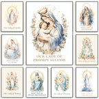 Poster Católico Tradicional Virgem Maria